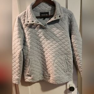 Quilted sweatshirt